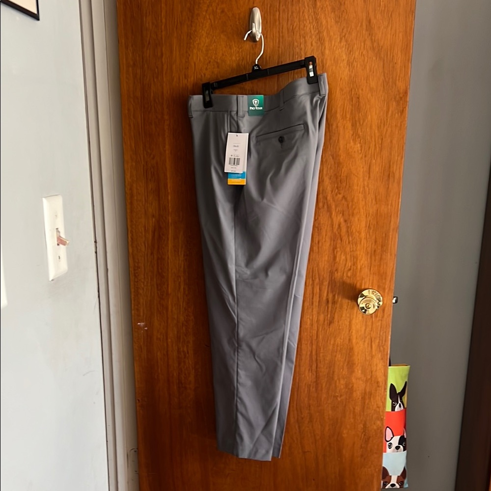 Gray Dress Pants Smooth Fabric
